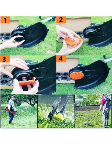 Carrete AF-100 Lucky Seven Compatible Black & Decker 8x