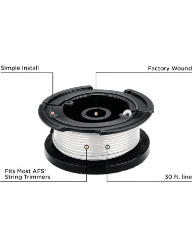 Bobina de Repuesto BLACK+DECKER AF-100 con 9,14 m de Línea