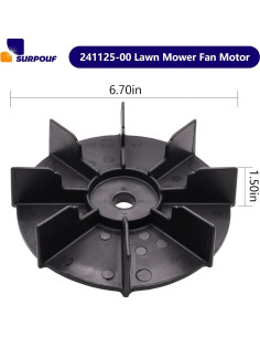 Kit Reemplazo Ventilador Black & Decker 241125-00 241381-00 2