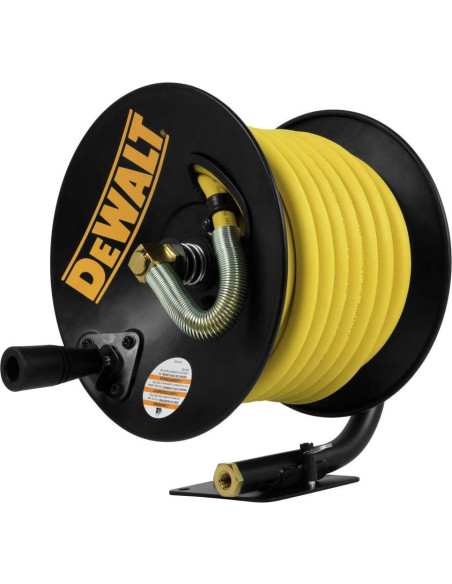 Carrete Manual de Manguera DEWALT 3/8" x 15.24 m Resistente