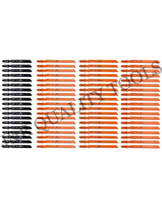 Kit de Cuchillas de Sierra de Calar J&R Quality Tools - 40 Piezas para Madera, Metal y Plástico 2
