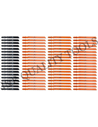 Kit de Cuchillas de Sierra de Calar J&R Quality Tools - 40 Piezas para Madera, Metal y Plástico