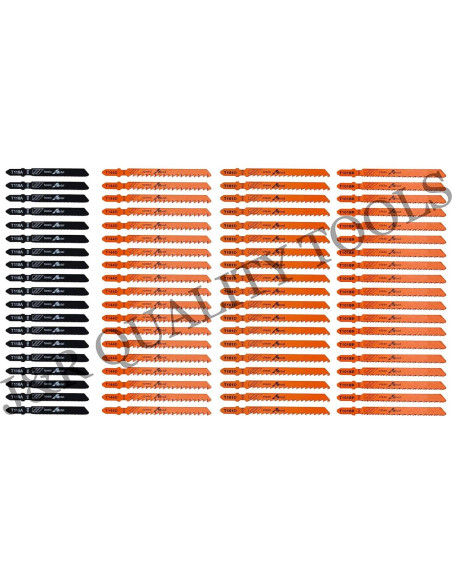 Kit de Cuchillas de Sierra de Calar J&R Quality Tools - 40 Piezas para Madera, Metal y Plástico