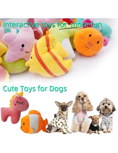 Paquete de 27 Juguetes Squeaky para Perros Pequeños SDYKM