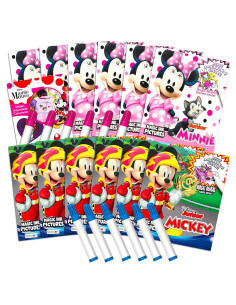 Conjunto de 12 Libros para Colorear Disney Imagine Ink