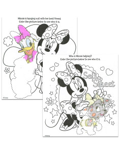 Conjunto de 12 Libros para Colorear Disney Imagine Ink 2