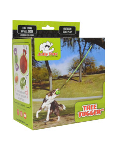 Jolly Pets Tree Tugger para perro verde - Juguete interactivo