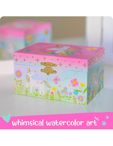 Caja de Joyería Musical Giggle & Honey Unicornio 15x12x9cm