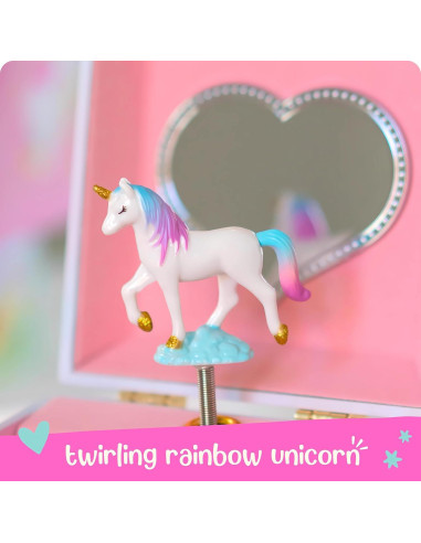 Caja de Joyería Musical Giggle & Honey Unicornio 15x12x9cm