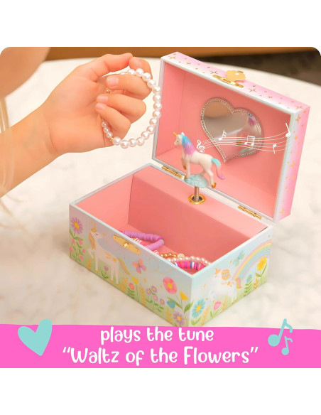 Caja de Joyería Musical Giggle & Honey Unicornio 15x12x9cm