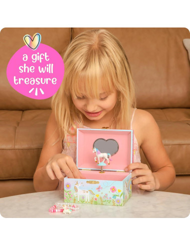 Caja de Joyería Musical Giggle & Honey Unicornio 15x12x9cm