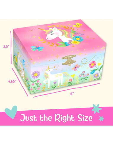 Caja de Joyería Musical Giggle & Honey Unicornio 15x12x9cm