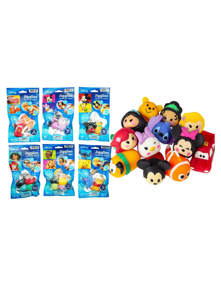 Mini Squishies Disney JA-RU - 12 Juguetes Alivio Estrés