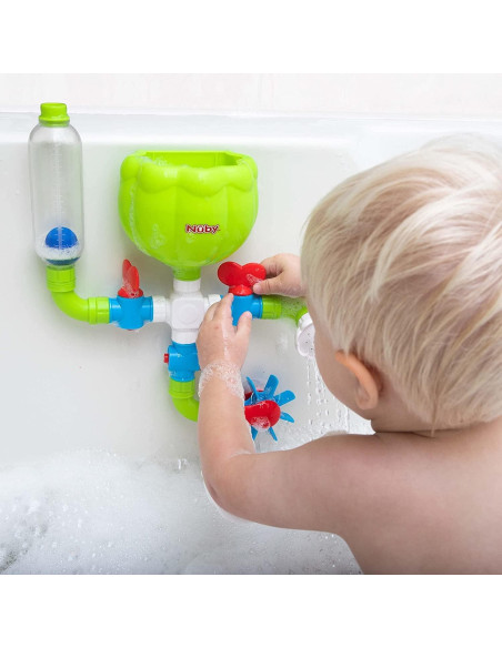 Set de Tazas Splish Splash y Tubos de Agua Nuby - 5 piezas