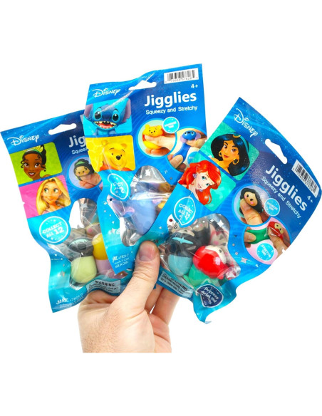 Mini Squishies Disney JA-RU - 12 Juguetes Alivio Estrés