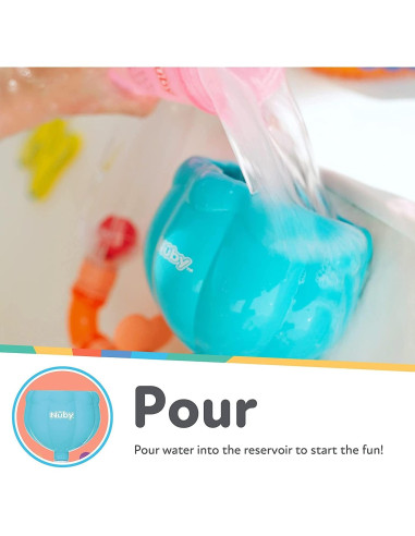 Set de Tazas Splish Splash y Tubos de Agua Nuby - 5 piezas