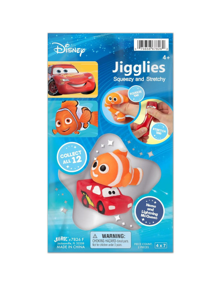 Mini Squishies Disney JA-RU - 12 Juguetes Alivio Estrés