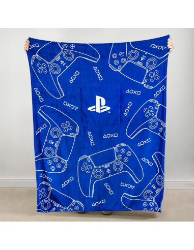 Manta Cojín 2-en-1 Paladone PlayStation 120x150 cm