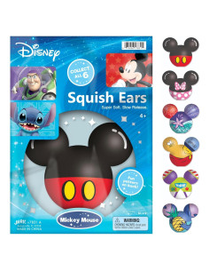 JA-RU Disney Squish Ears Juguete Antiestrés Suave 1 Unidad