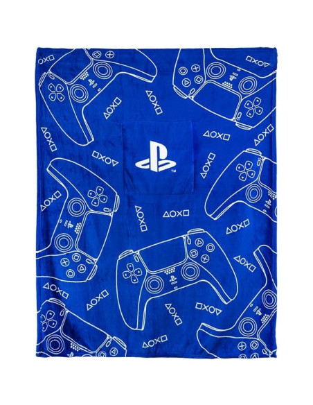 Manta Cojín 2-en-1 Paladone PlayStation 120x150 cm