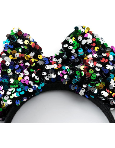 Diadema de Orejas de Ratón KARETT con Lentejuelas para Niñas