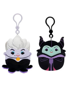 Squishmallows Clip Disney Maleficent y Ursula 2-Pack Oficial