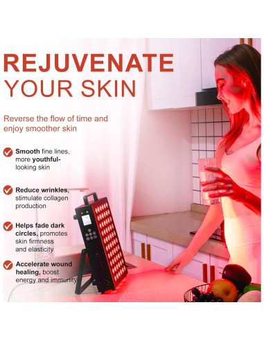 Panel de Terapia de Luz Roja BLISSCO BN-60 60 LEDs 105W