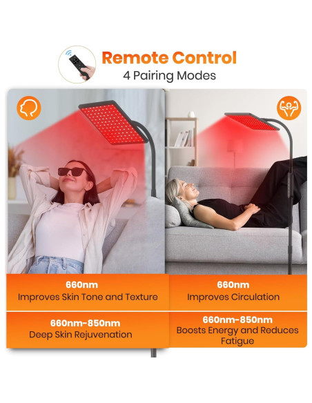 Lámpara de Terapia de Luz Roja RICIAL RT005-1 29x21cm Lámpara de Terapia de Luz Roja RICIAL RT005-1 29x21cm