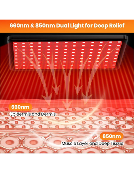 Lámpara de Terapia de Luz Roja RICIAL RT005-1 29x21cm Lámpara de Terapia de Luz Roja RICIAL RT005-1 29x21cm