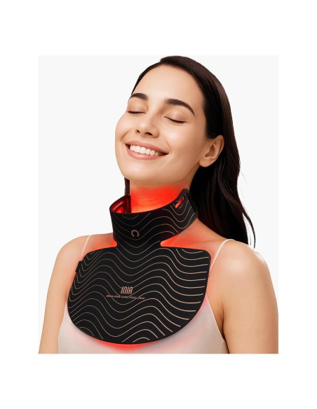 Máscara de Terapia de Luz Roja INIA para Cuello y Escote 850nm