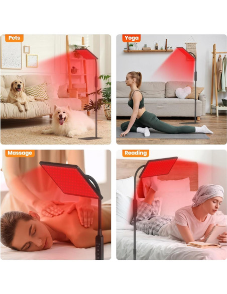 Lámpara de Terapia de Luz Roja RICIAL RT005-1 29x21cm Lámpara de Terapia de Luz Roja RICIAL RT005-1 29x21cm