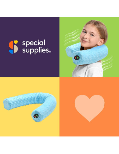 Almohada Vibrante Sensorial para Cuello Suministros Especiales Azul