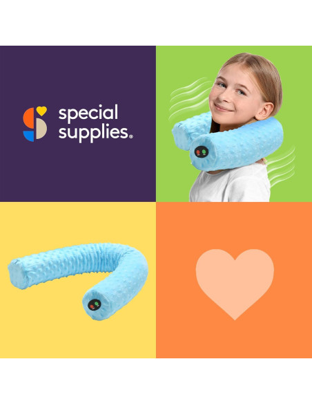 Almohada Vibrante Sensorial para Cuello Suministros Especiales Azul