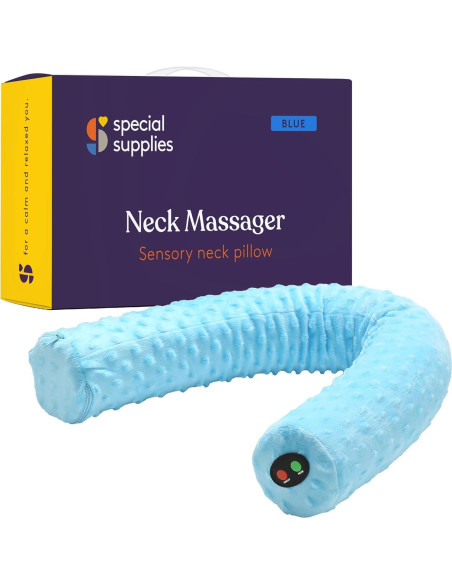 Almohada Vibrante Sensorial para Cuello Suministros Especiales Azul