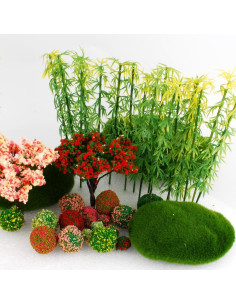 Modelo de Árboles NW de Bambú 12cm para Escenografía 2