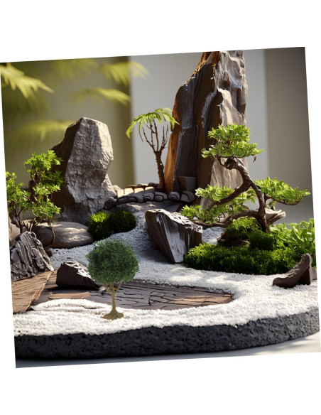 Árbol Miniatura YARNOW Verde Oliva 10x6.5x5 cm para Dioramas