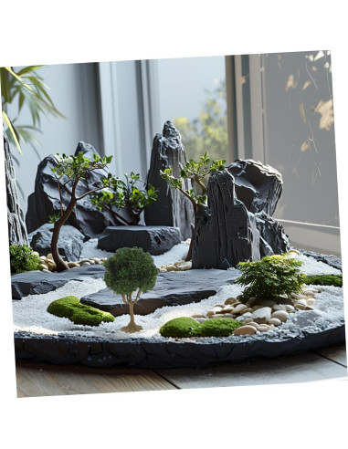 Árbol Miniatura YARNOW Verde Oliva 10x6.5x5 cm para Dioramas