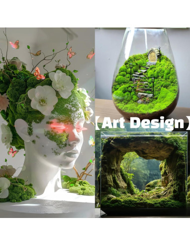 Kit de Arbustos Miniatura Wanwanzi - Decoración Verde 1x1 cm