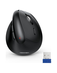 Ratón Inalámbrico Vertical TECKNET 4800DPI para Manos Pequeñas