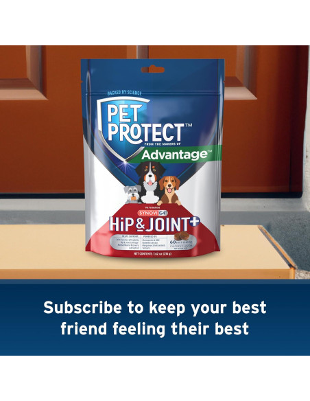 Suplemento Pet Protect Caderas y Articulaciones+ Elanco 60 Masticables