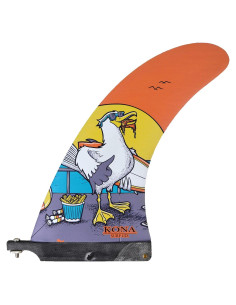 Aleta Central Clásica KONA 22,86 cm para Longboard y SUP