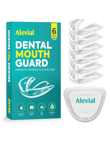Protector Bucal Alevial para Bruxismo y TMJ - 6 Unidades
