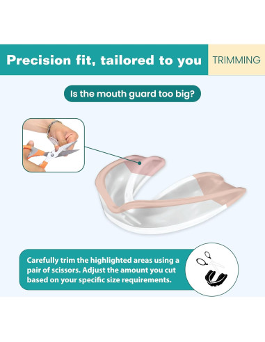 Protector Bucal Alevial para Bruxismo y TMJ - 6 Unidades