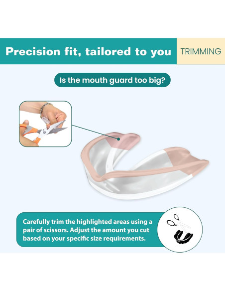 Protector Bucal Alevial para Bruxismo y TMJ - 6 Unidades