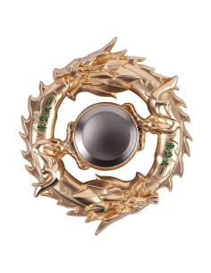Spinner Fidget Metal MTELE Dragón Dorado Alivio Ansiedad
