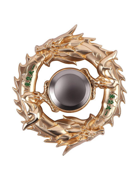 Spinner Fidget Metal MTELE Dragón Dorado Alivio Ansiedad