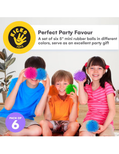 Pelotas Espinosas Kicko - Paquete de 6, 13.97 cm, Niños 2