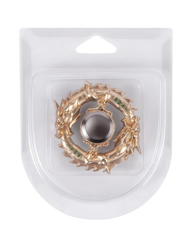 Spinner Fidget Metal MTELE Dragón Dorado Alivio Ansiedad