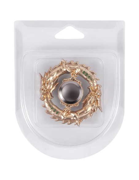 Spinner Fidget Metal MTELE Dragón Dorado Alivio Ansiedad