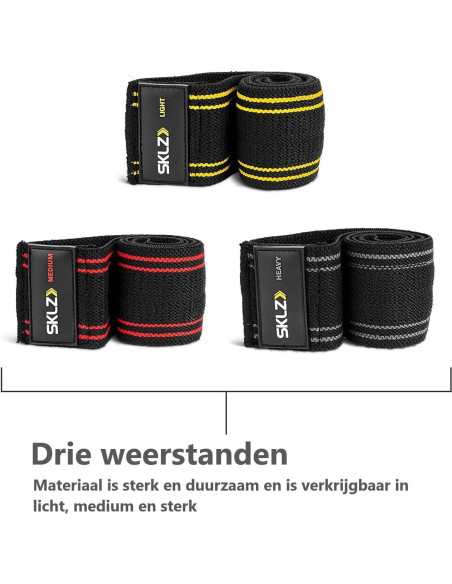 Banda de Resistencia Mini SKLZ Pro Knit - Resistencia Media